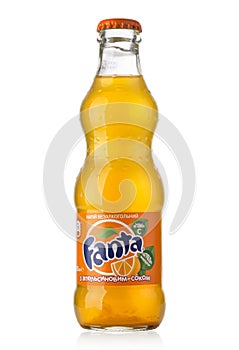 Glass Bottle of Fanta Orange