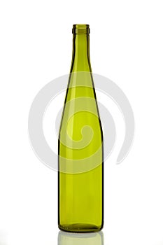 Glass bottle Isolated On White