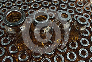 Glass bottles for laboratory