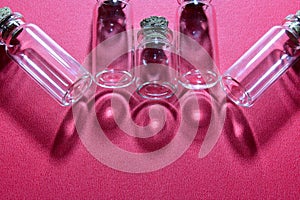 Glass bottles and Reflections