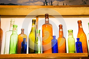 Glass bottles souvenirs