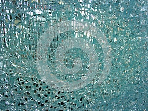 Glass breakage and broken window