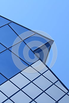 Glass building