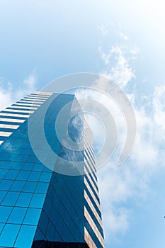 Glass building and Cloud