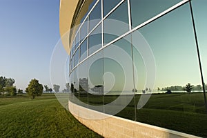 Glass Building Relection photo