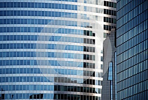 Glass buildings photo