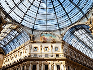 Glass ceiling of Galleria Vittorio Emanuele II