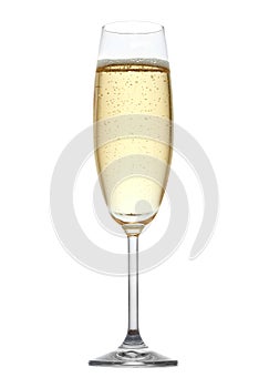 Glass of champagne photo