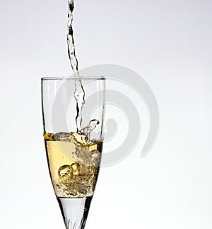 Glass of champange