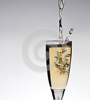 Glass of champange