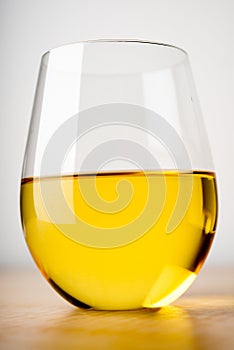 Glass of Chardonnay photo