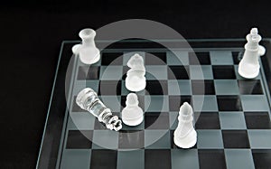 Glass chess - checkmate