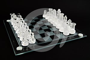 Glass chess - let's play