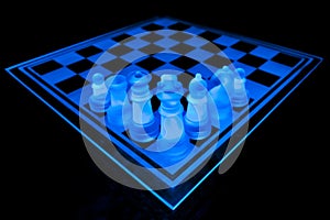 Glass Chess Set