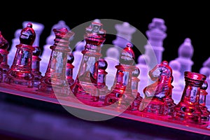 Glass Chess Set