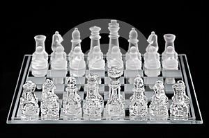 Glass Chess Set