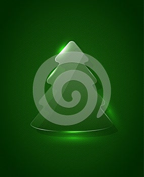 Glass christmass tree