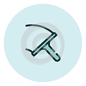 Glass cleaning wipe, icon