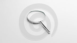 The glass is clear and its circular shape is perfectly smooth