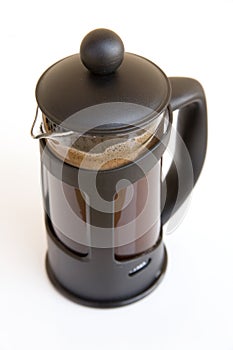 Glass coffee percolator photo