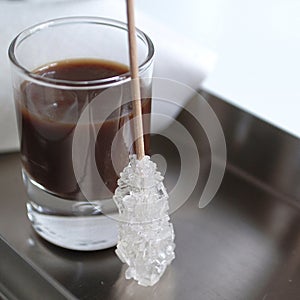 Coffee and sugar stick