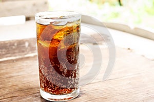 Glass of cola