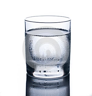 Glass of cold water