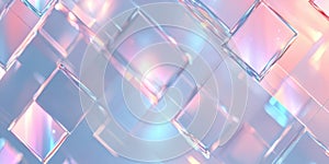 Glass crystal geometric abstract pattern background