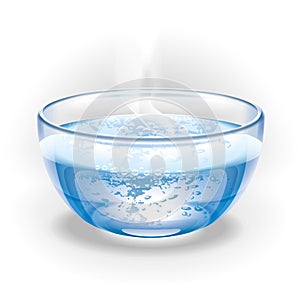 Bicchiere tazza da bollente Acqua. illustrazioni 