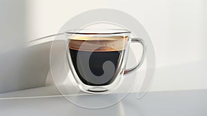 The Glass Cup of Espresso.AI generated image
