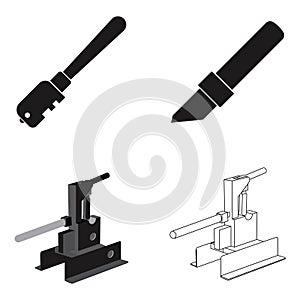 Glass cutter icon