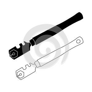 Glass cutter icon