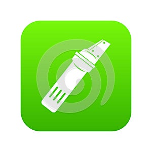 Glass cutter icon digital green