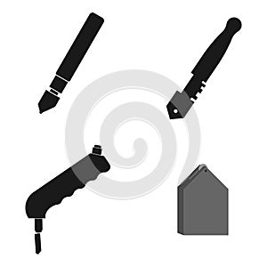 glass cutter icon vector