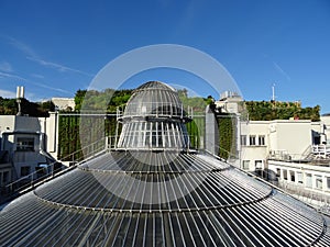 Glass dome of the Galeries Lafayette in Paris