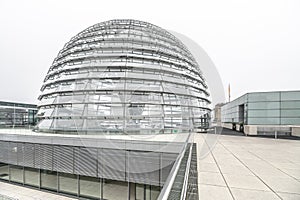 Glass Dome of Reichstag in Berlin