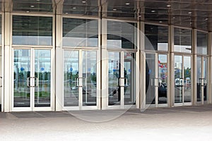 Glass doors