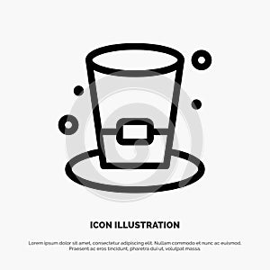 Glass, Drink, Wine, Beer Line Icon Vector