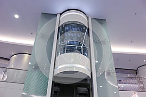 Glass elevator