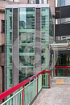 Glass Elevator Exterior