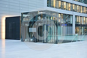 Glass Elevator in Frankfurt airport