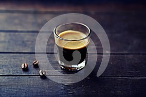 Glass of Espresso photo