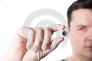 Glass eye prosthetic Ocular prosthesis