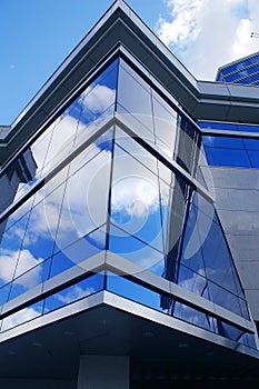 Glass facade