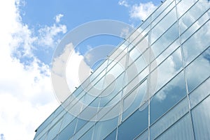 Glass facade