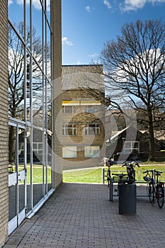 Glass facade - Aarhus University, Denmark