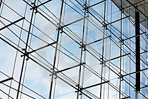 Glass facade - architectural detail