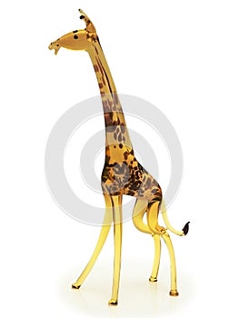 Glass figure of giraffe