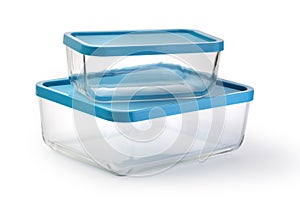 Glass food container