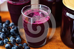 A Glass of Fresh Grape Juice, Grape Juice Canning